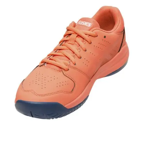 Asics Gel-Game 7 GS papaya zilver front - Racketshop de Bataaf