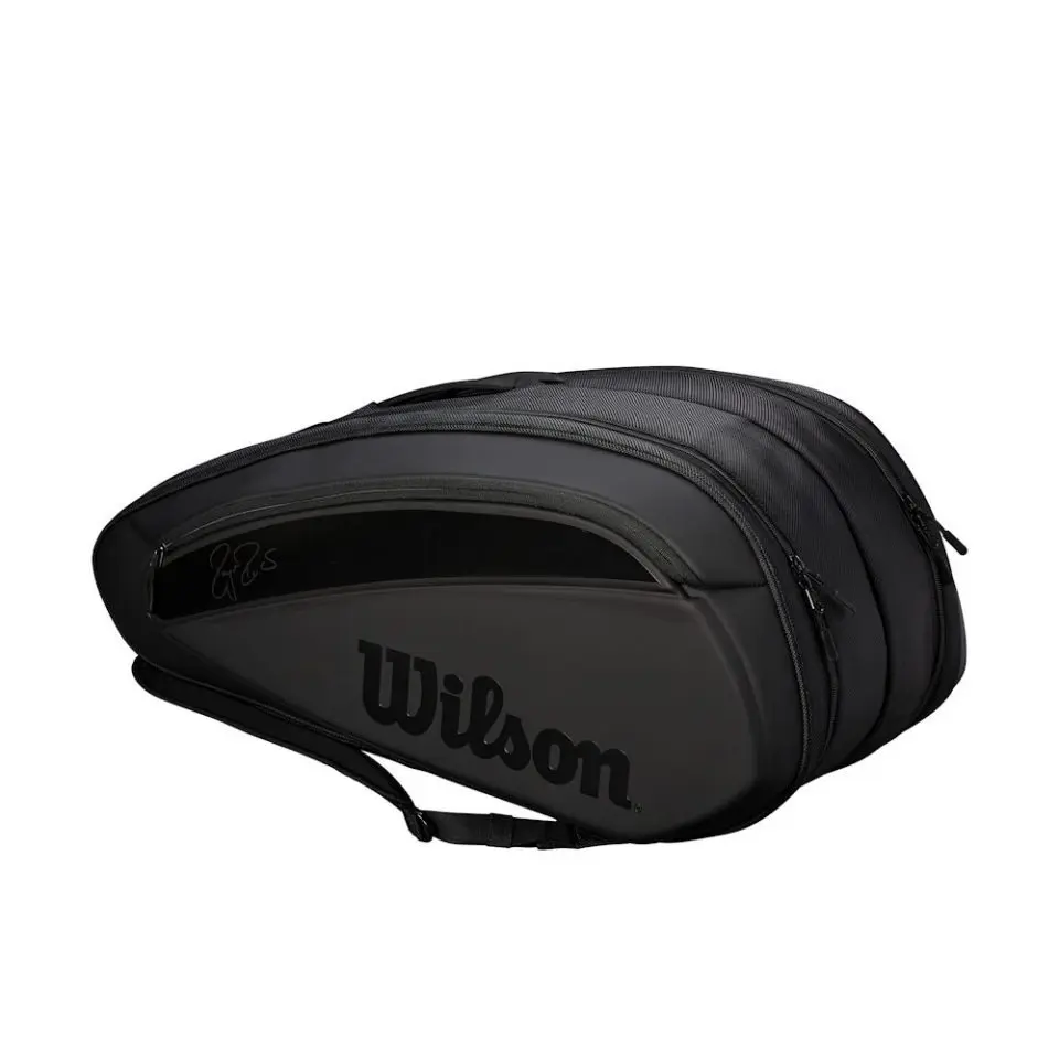 Wilson Federer DNA 12 Pack BK - Racketshop de Bataaf