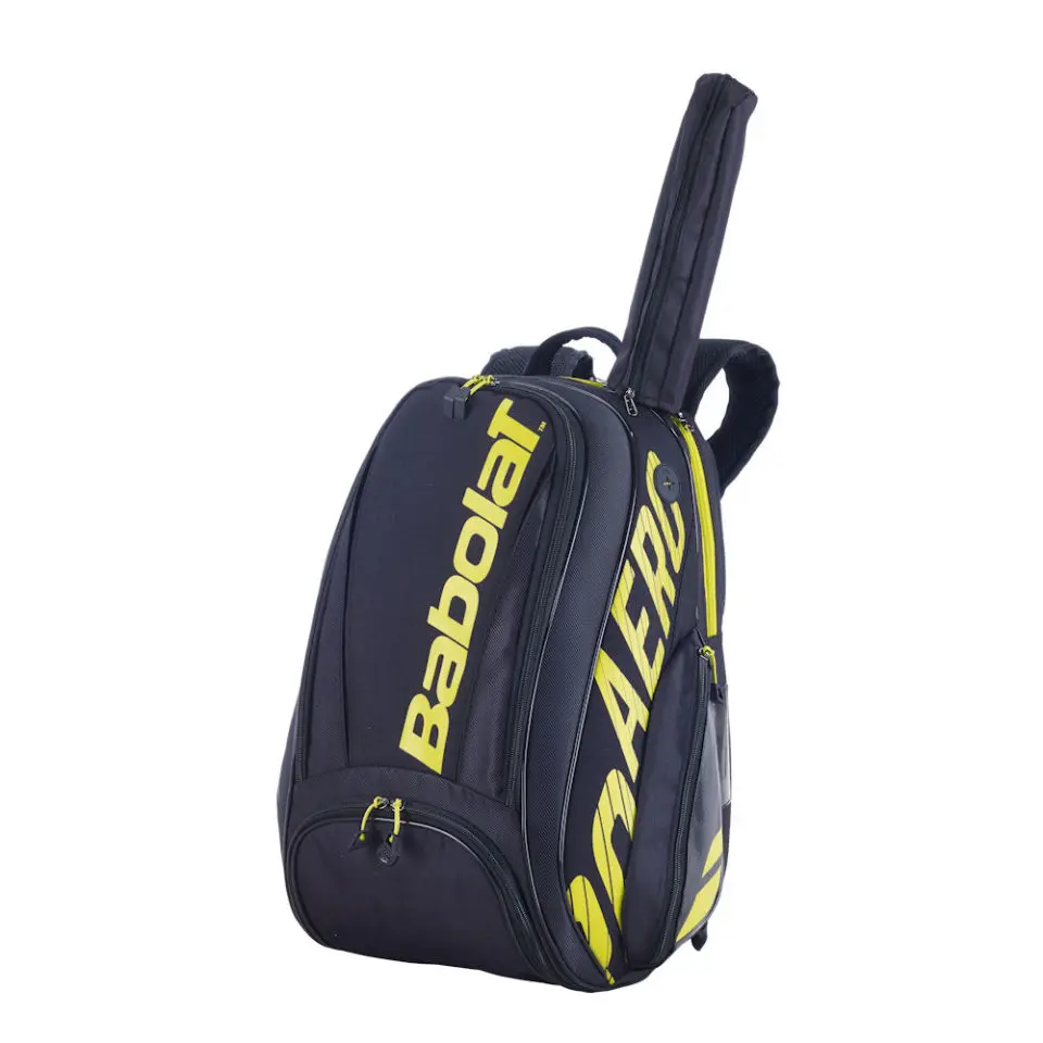 Babolat Backpack Pure Aero Black/Yellow - Racketshop de Bataaf