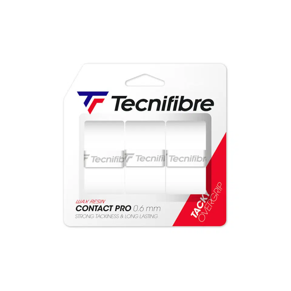 Tecnifibre CONTACT PRO WHITE - Racketshop de bataaf