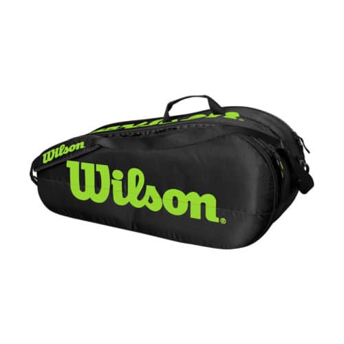 Wilson Team 2 Comp Black/Green - Racketshop de Bataaf