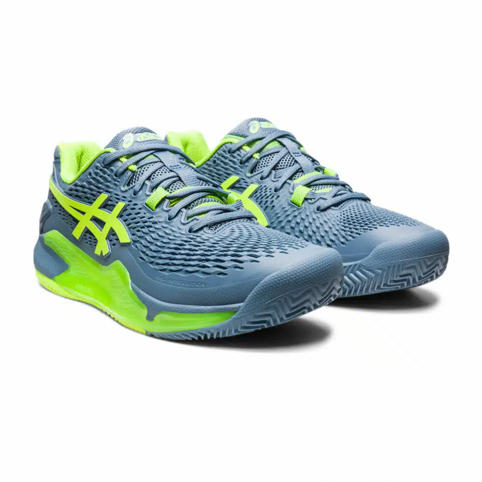 Asics Gel-Resolution 9 Clay Steel Blue - Racketshop de Bataaf