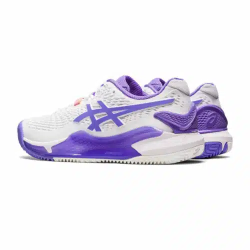 Asics Gel-Resolution 9 White/Amethyst - Racketshop de Bataaf