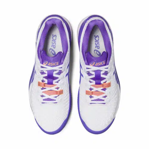 Asics Gel-Resolution 9 White/Amethyst - Racketshop de Bataaf