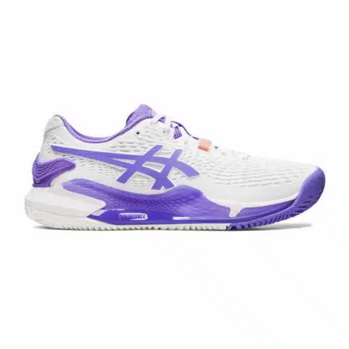 Asics Gel-Resolution 9 White/Amethyst - Racketshop de Bataaf