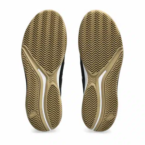 Asics Gel-Resolution 9 Clay Black/Camel - Racketshop de Bataaf