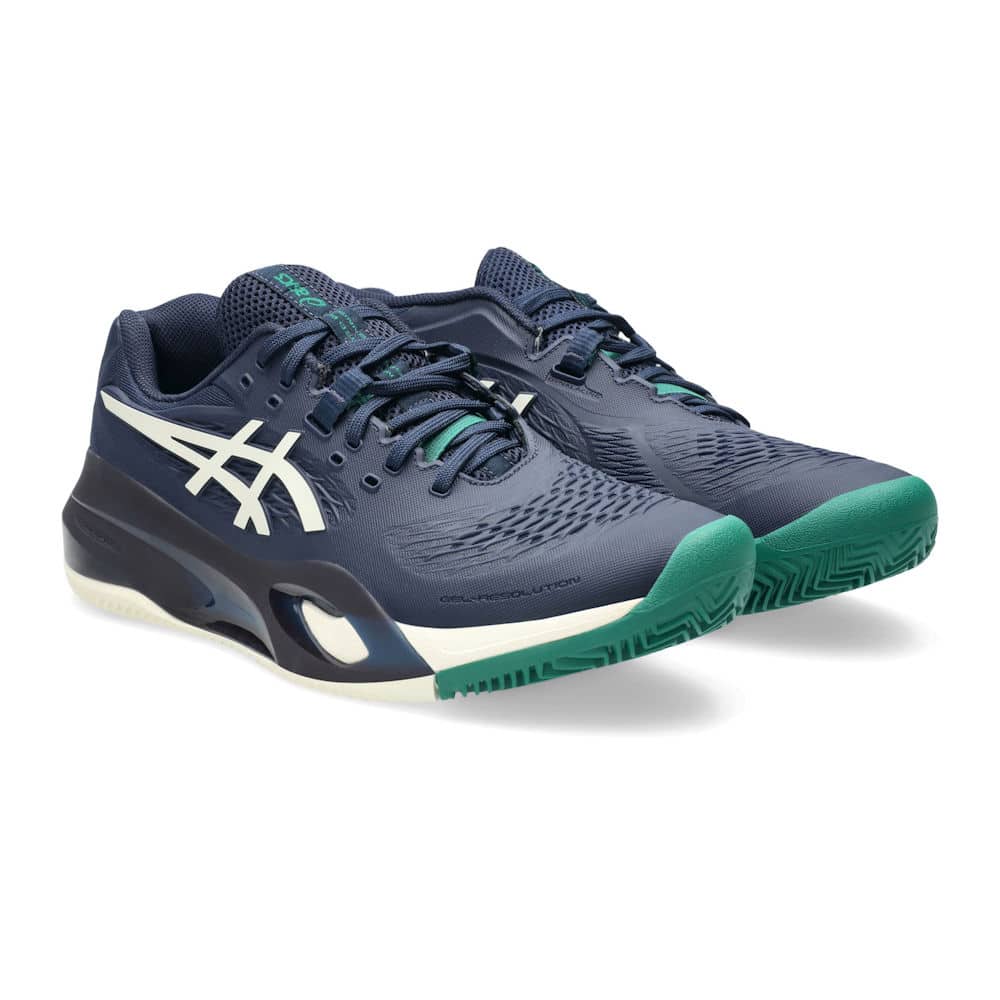 Asics Gel-Resolution X Clay Blauw/Groen - Racketshop de Bataaf