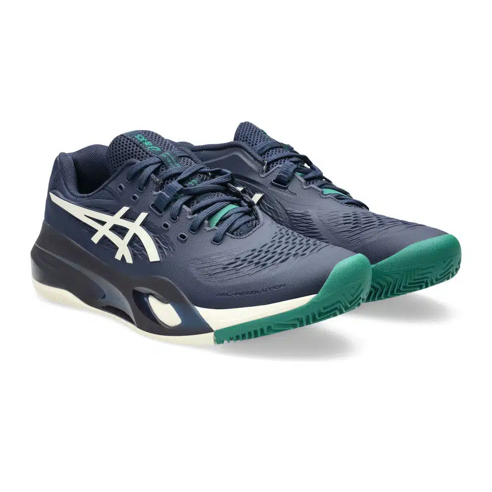 Asics Gel-Resolution X Clay Blauw/Groen - Racketshop de Bataaf