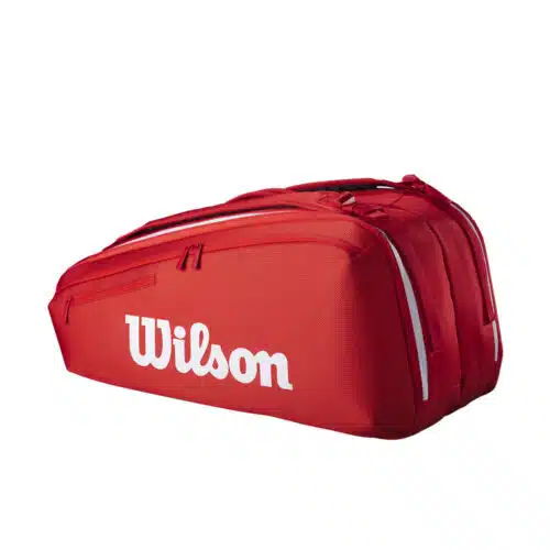 Wilson Super Tour 9 Pack Red - Racketshop de Bataaf