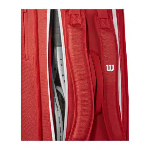 Wilson Super Tour 9 Pack Red - Racketshop de Bataaf