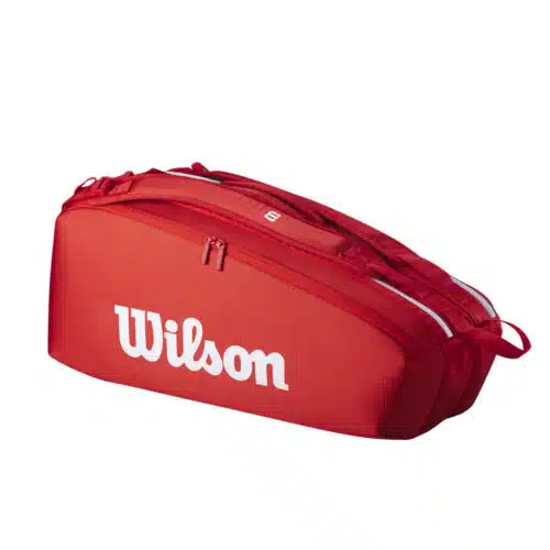 Wilson Super Tour 6 Pack Red - Racketshop de Bataaf