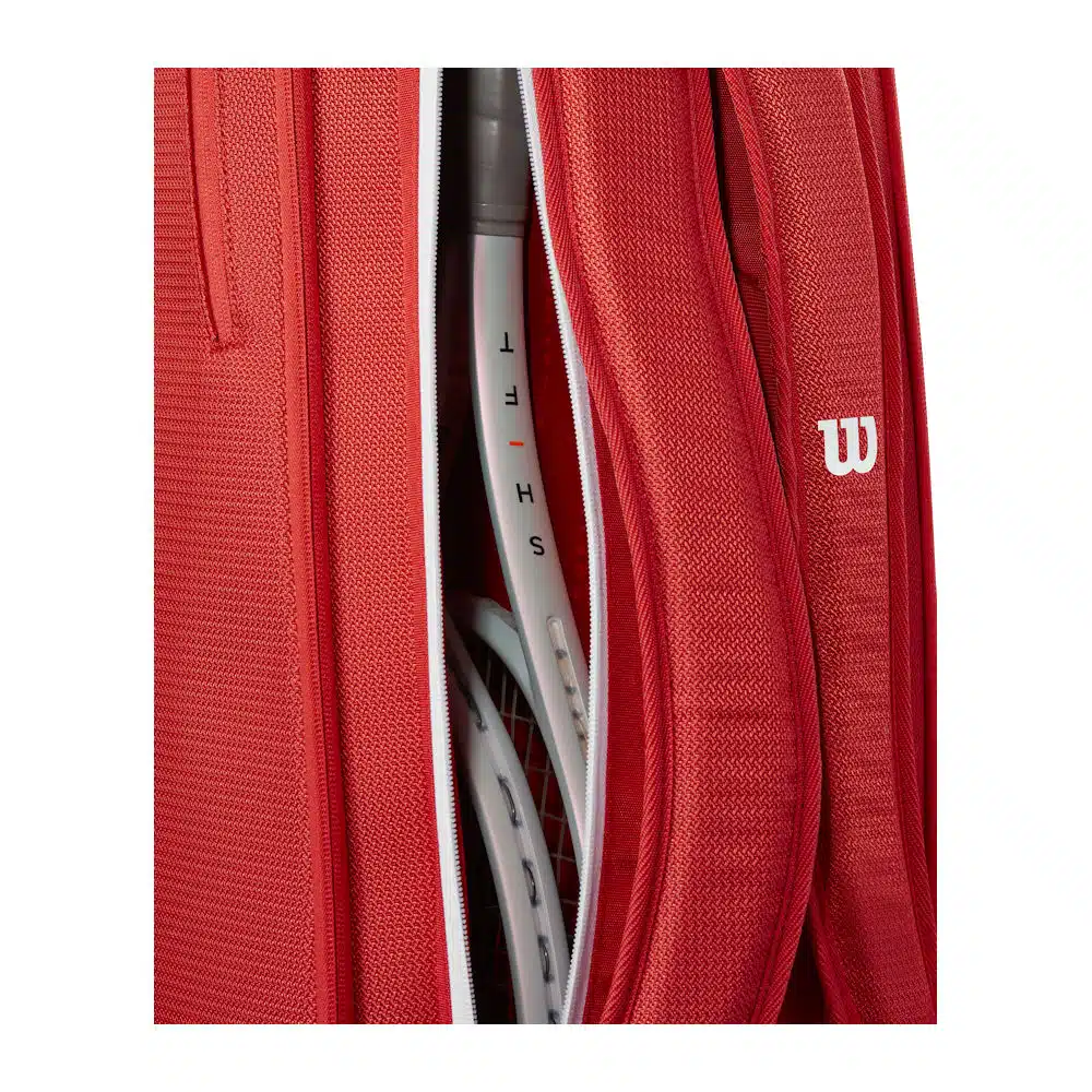 Wilson Super Tour 6 Pack Red - Racketshop de Bataaf