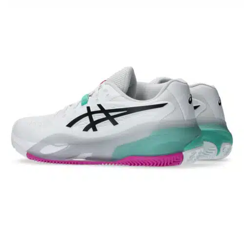 Asics Gel-Resolution X Clay White/Green - Racketshop de Bataaf