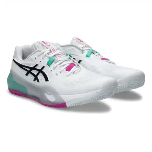 Asics Gel-Resolution X Clay White/Green - Racketshop de Bataaf