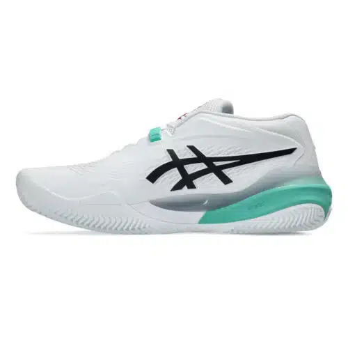 Asics Gel-Resolution X Clay White/Green - Racketshop de Bataaf