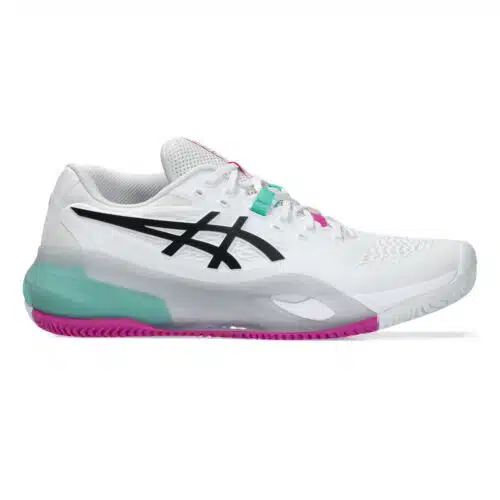 Asics Gel-Resolution X Clay White/Green - Racketshop de Bataaf