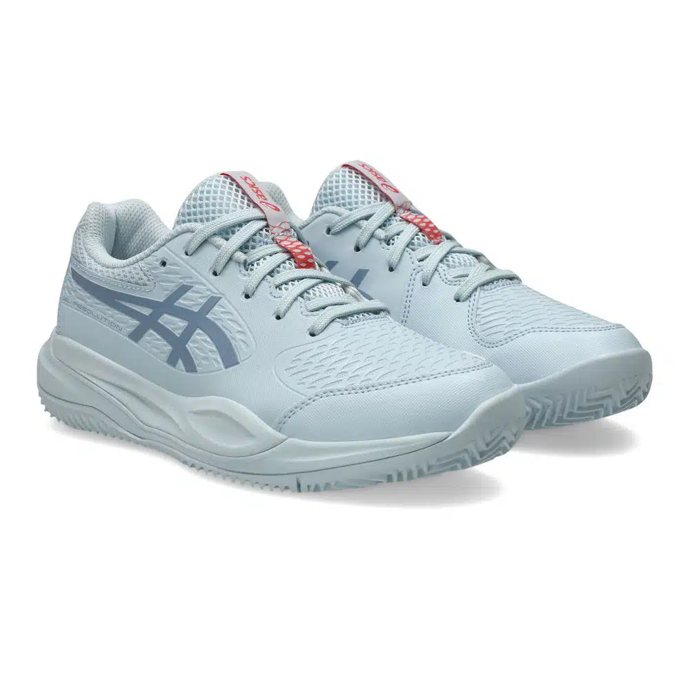 Asics Gel-Resolution X GS Clay Light Grey - Racketshop de Bataaf